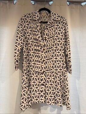 Q2 Black and White Mini Dress